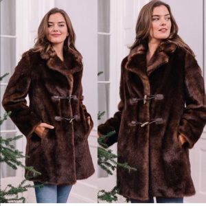Almost Mink Gal Meets Glam Faye Coat (faux fur)